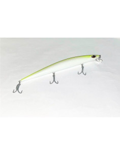 Cinnetic Explorer Minnow Slim 175F Cor:3-White Chartreuse